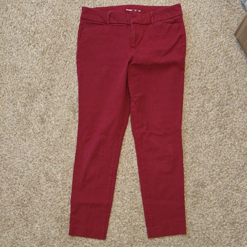 Red Pixie Ankle Pants